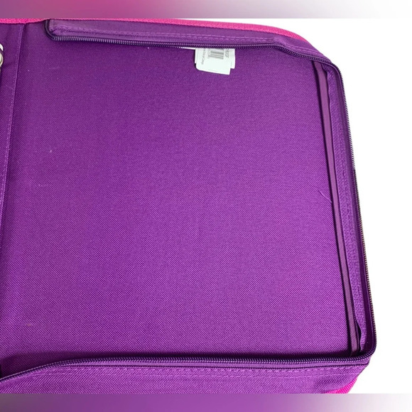 Hannah Montana Miley Cyrus Padded Zipper 3 D-Ring Binder Disney Channel Girly - Picture 4 of 14